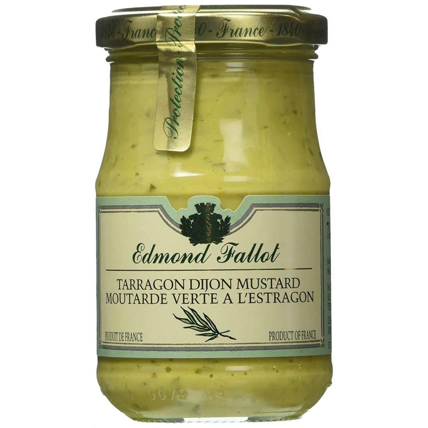 Edmond Fallot Dijon Mustard with Tarragon (7 ounce)