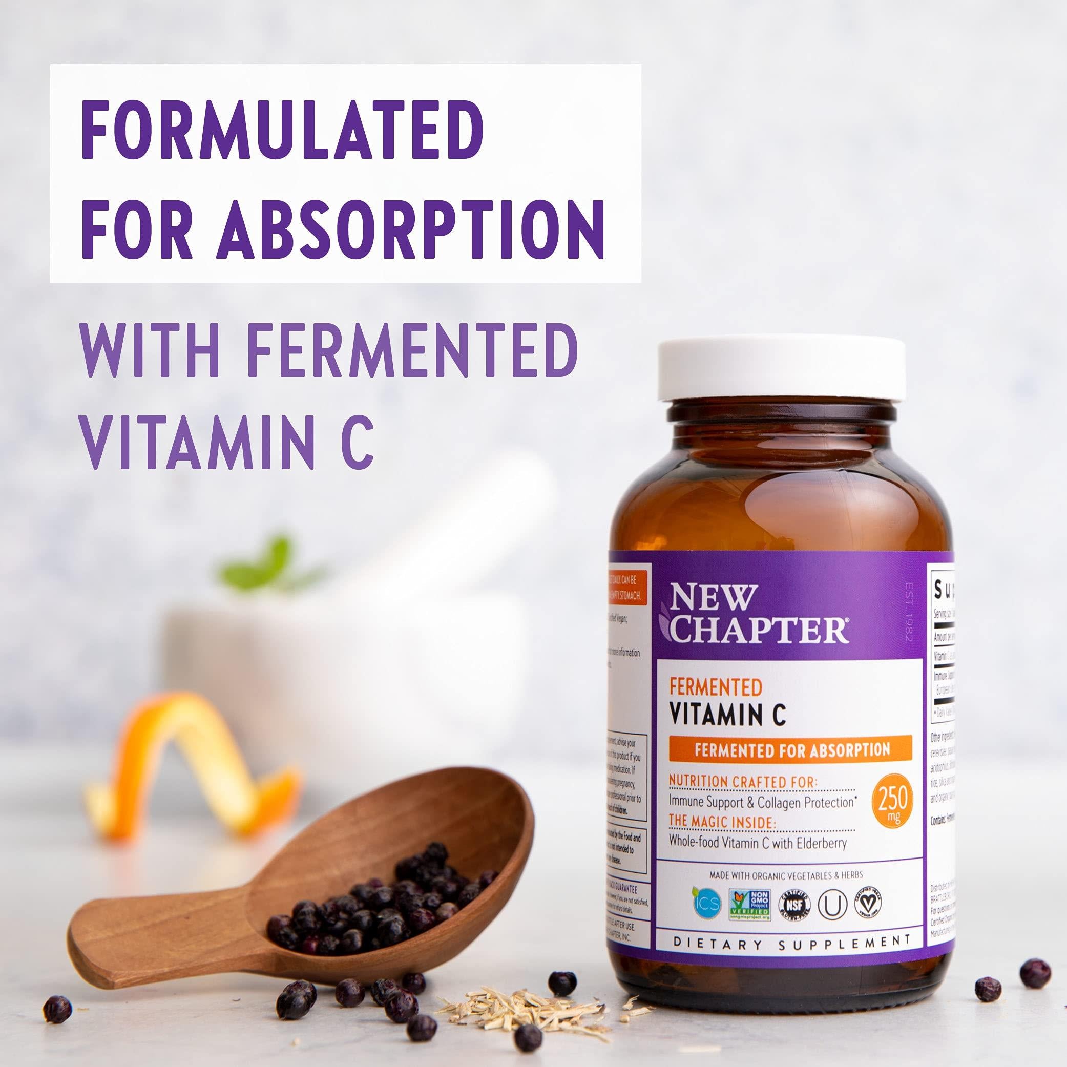 New Chapter Fermented Vitamin c, 30 Count