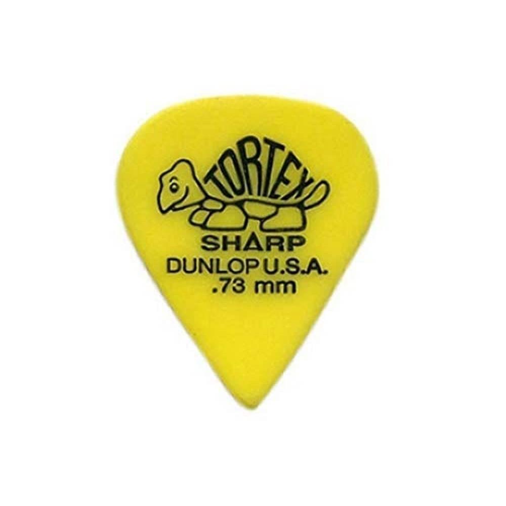 Dunlop Tortex Sharp 073 Yellow (Pack of 12)