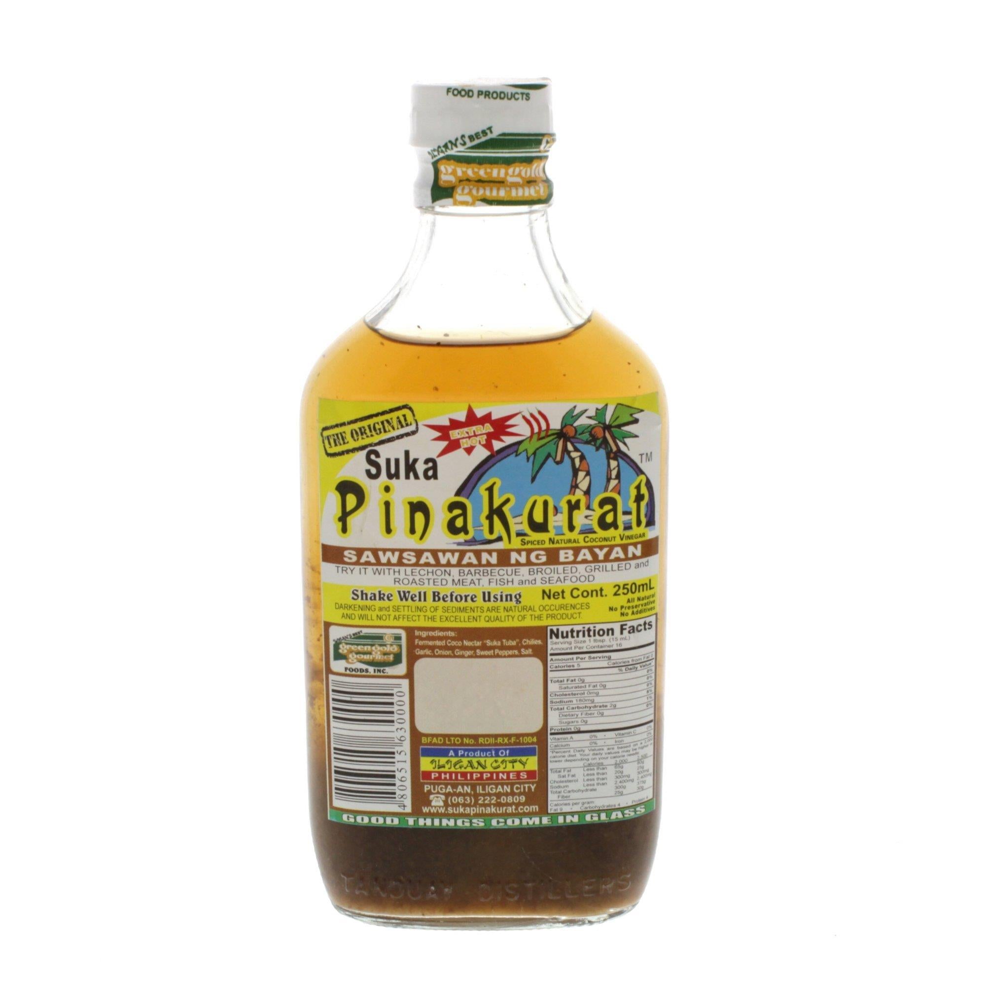 Suka Pinakurat the Original Flavor (Extra Hot) Pack of Three Bottle 250 Ml Per Bottle
