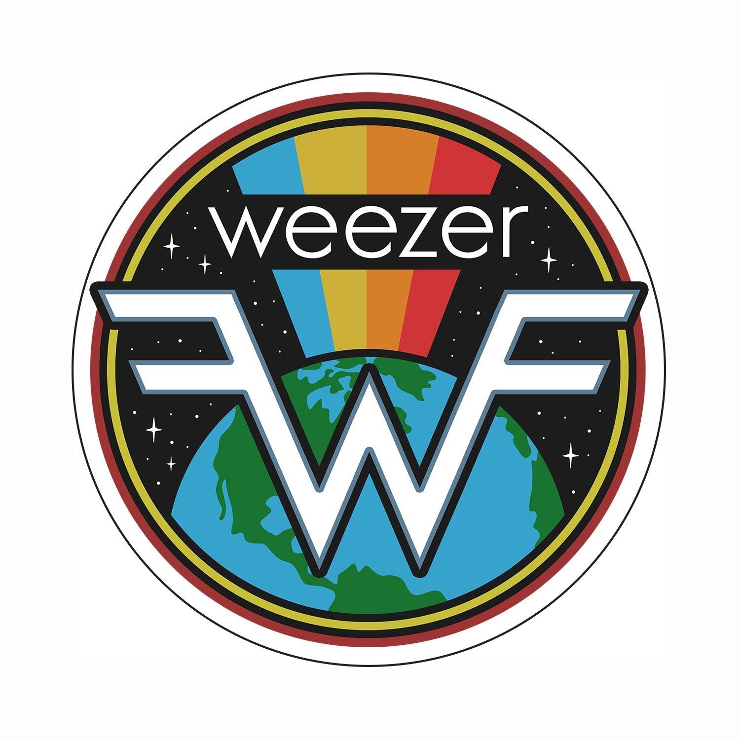 C&D Visionary Weezer Earth Rainbow Sticker, Multi-Colored