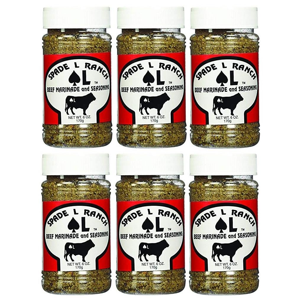 Spade L Ranch Beef Marinade and Seasoning 6 Oz. (Pack of 6)