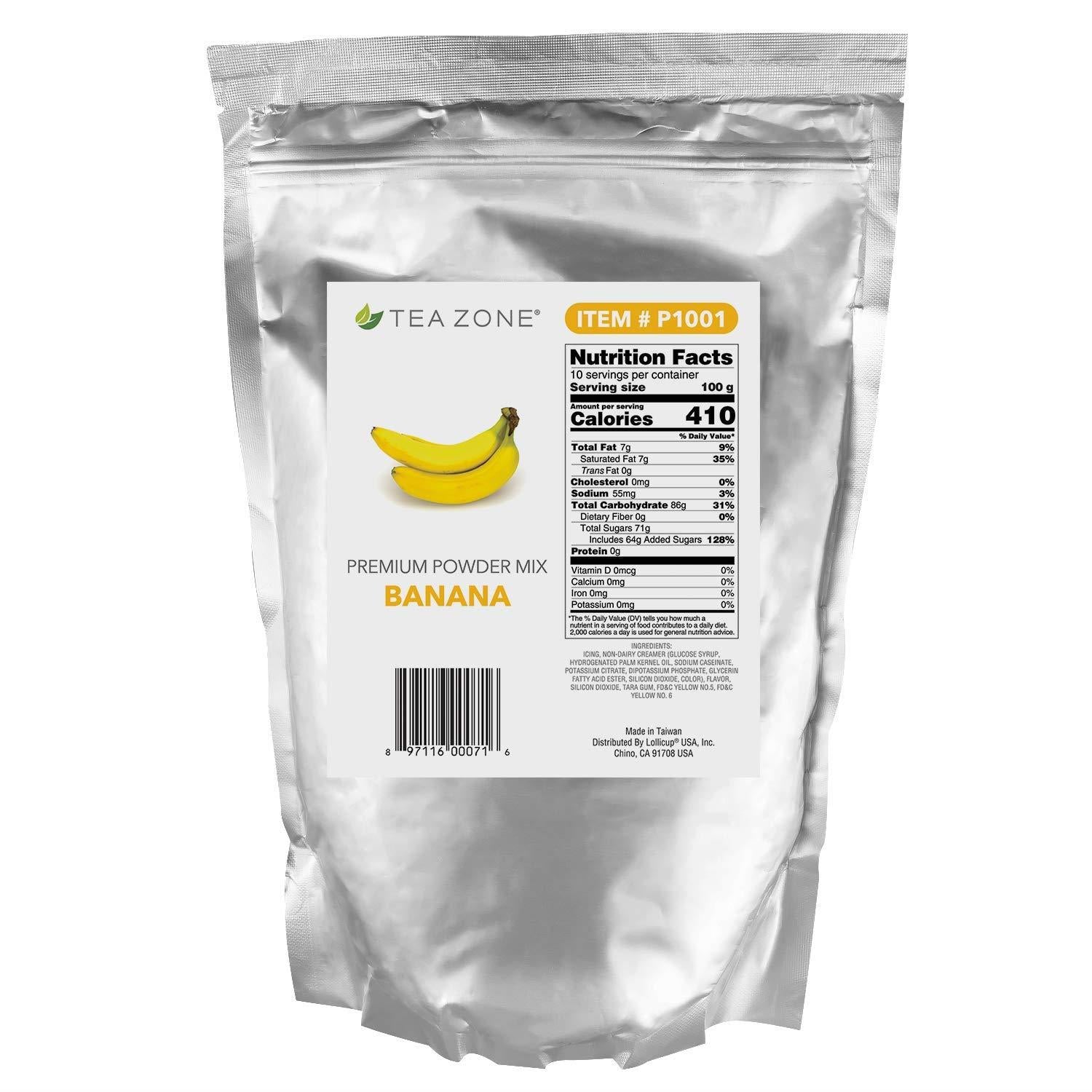Tea Zone 2.2 lb Banana Flavor Powder